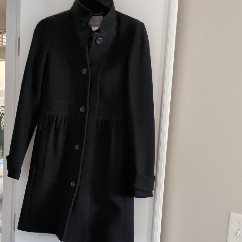 J. Crew Black Trench Coat for Women